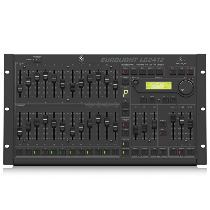 BEHRINGER LC2412 V2 Profesyonel 24 Kanal DMX Aydınlatma Konsolu